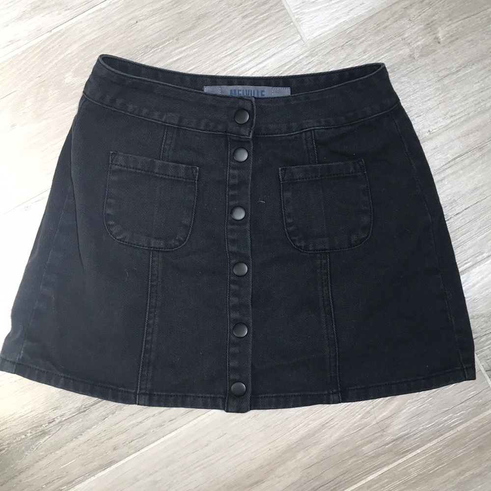 Brandy Melville Button up mini skirt